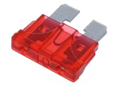 China Standard ATC ATO Regular 19x19x4mm Automotive Style Auto Blade Fuse 10A 32V Red For Auto Fuse Holder Tap Adapter for sale