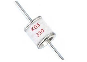China KG5 2R350L Switching Spark Gap 350V 15% 6x5.5mm Axial Leaded GDT Gas Discharge Tube for sale