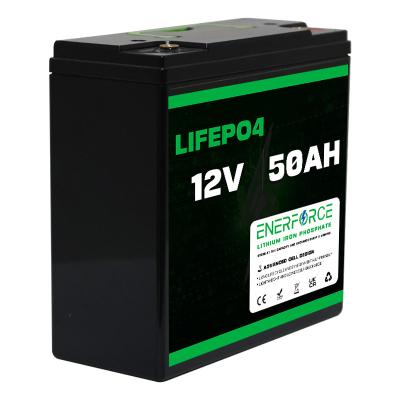 China 12.8V 50Ah Bateria recarregável LiFePO4 à venda