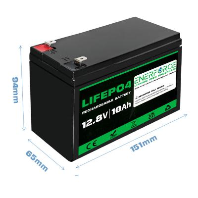 China High Performance 12V LiFePO4 Battery 10Ah For Solar Street Lights , Lawn Lights for sale