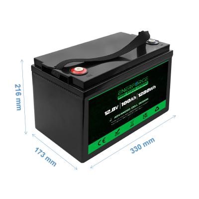 China Enerforce 12V 100Ah LiFePO4 Battery For RV Marine Home Energy Storage for sale