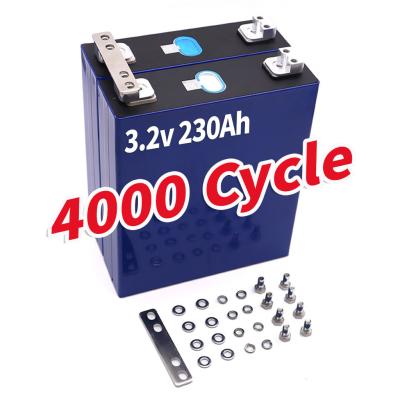 China 3.2V 230ah LiFePO4 Prismatic Cell Deep Cycle Lithium Iron Phosphate Battery for sale