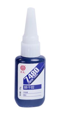 China Middle visicosity HT 7480 Cyanoacrylate super glue , reforced strength adhesive cyanoacrylate for sale