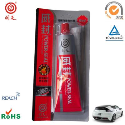 China High temp red rtv silicone gasket maker for gasket sealing / red rtv silicone adhesive for sale