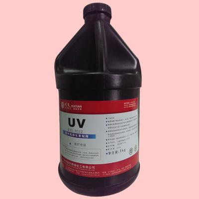 China (HTU-3310) esparadrapo UV da baixa viscosidade 3310, esparadrapo curável UV para o vidro, plástico à venda