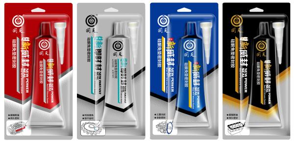 Blue Power Seal RTV Silicone Gasket Maker For Engine Seal , High Heat RTV Silicone Sealant