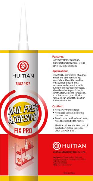 Nail-Free Adhesive Bonding & Fixing Various Wood Lines , Door Casing , Gypsum Lines , Floor Tiles , Decorative Pendants Etc.