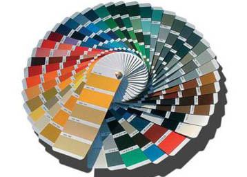China Color Guiding Ral Color Swatches , Ral Colour Chart For Packaging / Printing Industry for sale