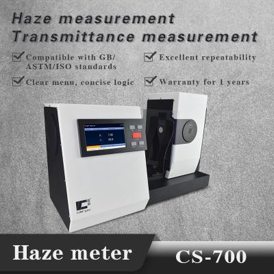 China Kunststoffrohr-Transparenz-Meter HAUSTIER Blatt-Dunst-Meter mit freier PC Software zu verkaufen