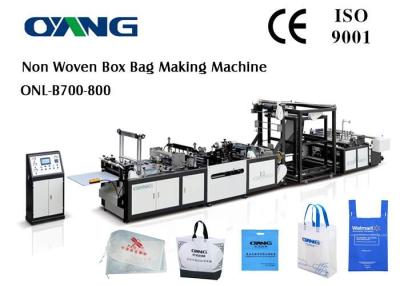 China 35-100gsm Non Woven Carry Bag PP Bag Making Machine Max Bag Length 680cm for sale