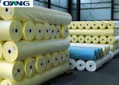 China Oeko - Tex Standard Spunbond Nonwoven Fabric Yellow Non Woven Polypropylene Material for sale