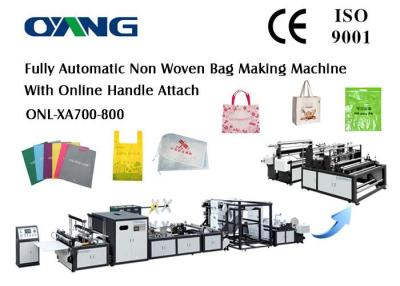 China Non Woven Fabric / Non Woven Shopping Bag Making Machine With 14 Sets Ultrasonic for sale