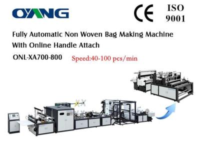 China Eco Bag Automatic Non Woven Bag Making Machine For Carry / Shopping Bag for sale