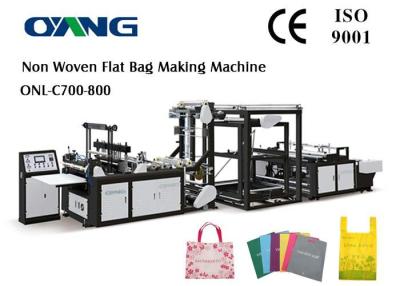 China Plc Control 35-100 GSM PP Non Woven Bag Making Machine With Two Stepper Motors for sale