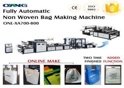 China 700 Model Automated Non Woven Bags Making Machine CE ISO Approval for sale