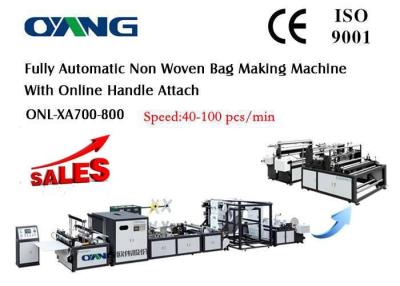 China Muti - Functional PP Non Woven Fabric Bag Making Machine , T Shirt Bag Making Machine for sale