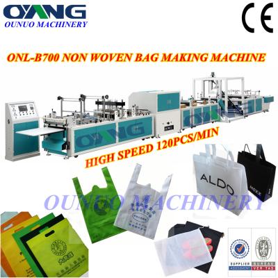 Chine La poignée non-tissée complètement automatique/achats/portent la machine de fabrication de sac à vendre