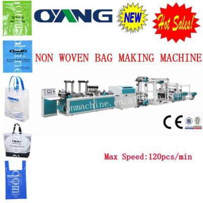 China ECO Recycled PP Non Woven Fabric Carrier / Shopping Bag Making Machine for sale
