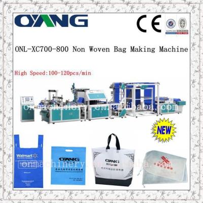 China shopping bags / PP non woven bag making machine of ultrasonic sealing for sale