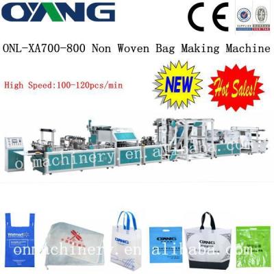 China multifunctional cloth PP non woven bag making machine for Flat / zipper Bag making for sale
