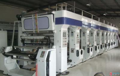 China Plastic Film High Speed Rotogravure Printing Machine / digital printing machines for sale