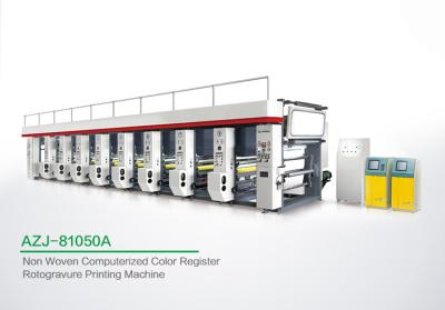 China Powerful 8 Color Rotogravure Printing Machine For Once Through Continuous Printing 1250 MM for sale