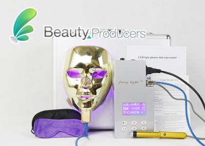 China 110V / 220V radio frequency / RF facial treatment machine , Led Light Therapy Mask for sale