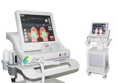 China Anti - Aging Removing Neck Wrinkles HIFU Machine with Three Treatment head for sale