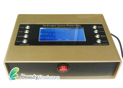China Luxury Golden Color Ion Detox Foot Spa Machine Main For Detoxification for sale