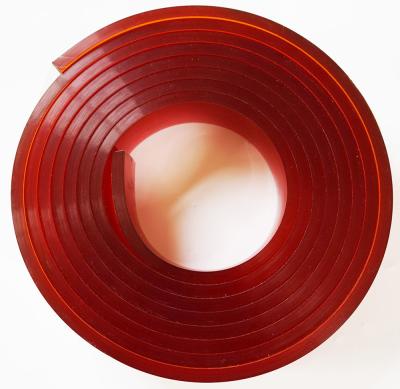 China 1.15-1.25 Density Polyurethane PU Wear-Resist Rubber Strips for Wire Saw Pulley Seal Liner for sale