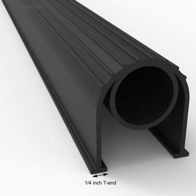 China Roll Up Garage Door Bottom Rubber Seal Strip with Fast Lead Time in White for sale