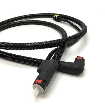 China Black Heatable SCR AdBlue Lines SCR System Adblue Heating Hose for sale