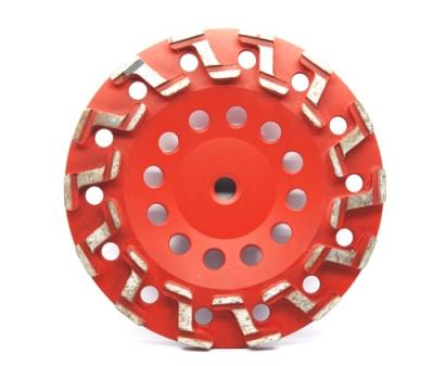 China Metal  Bond Concrete Grinding Diamond Cup Wheel With S-seg Design For Aggressive Surface Grinding for sale