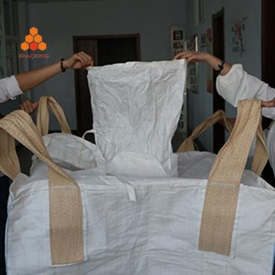 China Breathable 60x60x80 bulk cooler plastic cotton peanuts large bags for fertilizer for sale