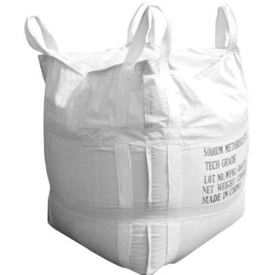 China OEM Services 1000kg 1.2 Ton 3000lbs 100% PP Material Virgin Container Breathable Large Bulk Flexible Bag With Discharge Spout for sale