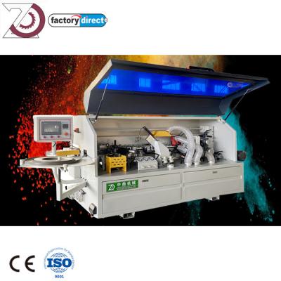 China Cheap Gluing End trimming Fine trimming Buffing Dust collection system Automatic edge bander for sale