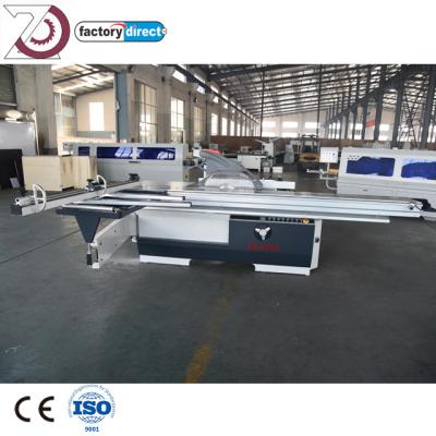 China High precision reasonable price German motor 400mm large saw blade horizontal heavy-duty sliding table saw for sale