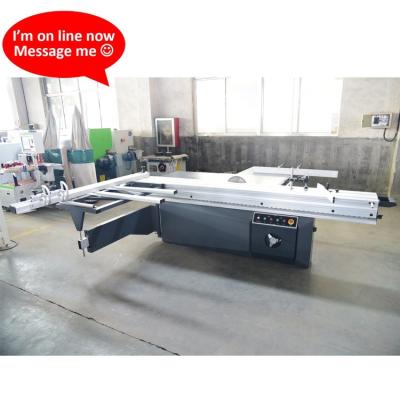China Horizontal Plywood Cutting Precision Sliding Table Saw Woodworking Use for sale