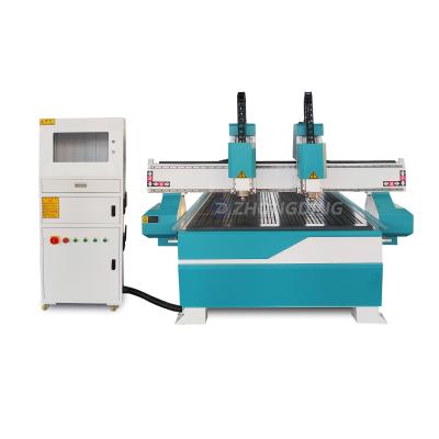 China Double Head Woodworking CNC Router Machine 3 Axes Easy To Operate for sale