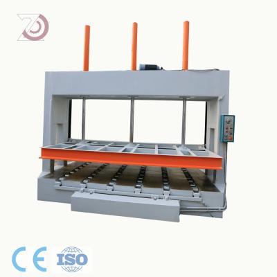China Easy To Operate Door Plywood Laminate Cold Press Machine With Wheels for sale