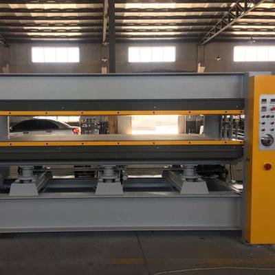 China platen size customized 1 layers 100T hot press machine plywood making for sale