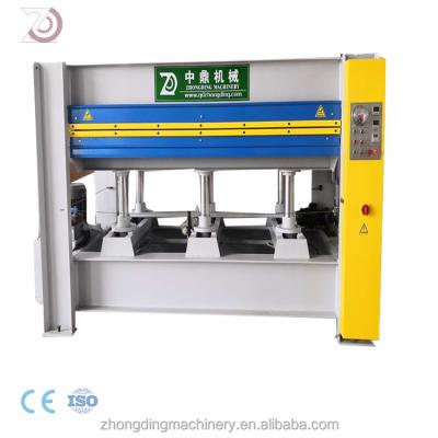 China Mdf Automatic Hydraulic Veneer Hot Press Machine for Pvc Veneer Laminte  Plywood Wood Door for sale