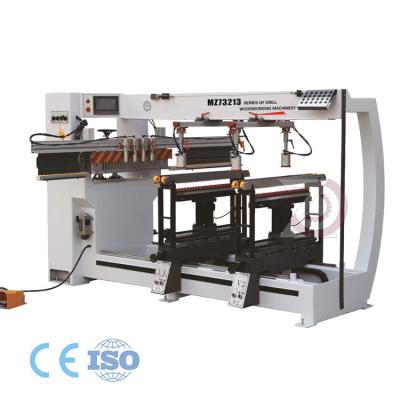 China PLC Woodworking Drilling Machine 3 Head Automatic Wood Boring Machine for sale