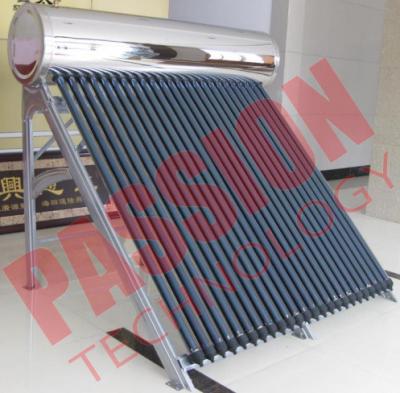 China High Pressure Roof Mounted Solar Water Heater With Electric Backup 200L Capacity for sale