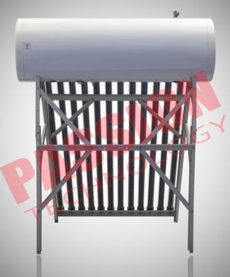 China Professional Heat Pipe Solar Water Heater With 20 Tubes Aluminum Reflector Frame for sale