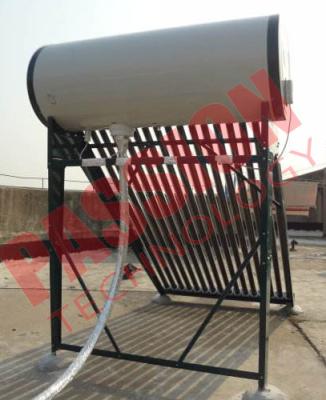 China Pressurized Solar Water Heater System With 20 Tubes Stainless Steel Reflector Frame for sale