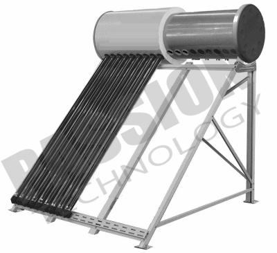 China High Pressure Vacuum Tube Solar Water Heater Thermosyphon System OEM Available for sale