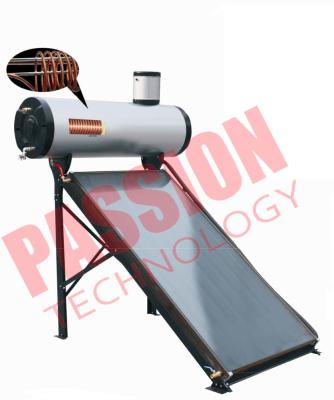 China 200L Integrated Pressure Copper Coil Pre Heated Solar Water heater Color Steel Type For Home for sale