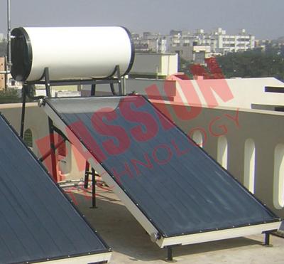 China High Powered Flat Plate Solar Water Heater 150 Liter Long Service Life for sale