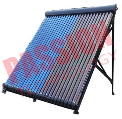 China Black Pressurized Thermal Solar Collector Heat Pipe For Swimming Pool for sale